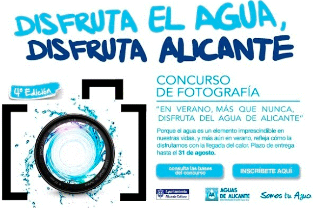 Presa Brillante Teoría de la relatividad Disfruta del Agua, Disfruta Alicante” concurso de fotografía para enlazar  el disfrute del agua y el ocio